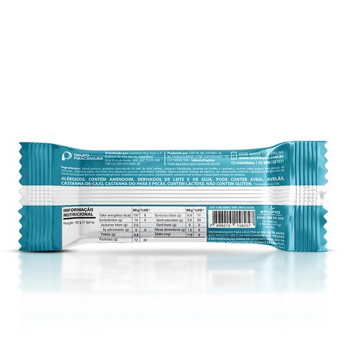 CAIXA 12 BARRAS DE PROTEÍNA PAÇOCA