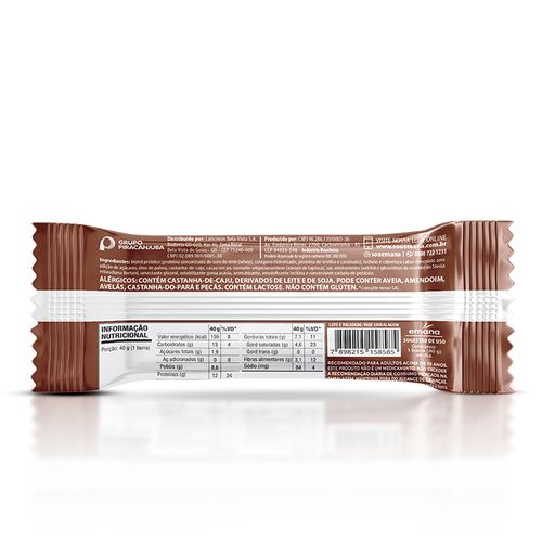 BARRA DE PROTEÍNA | CHOCOLATE - 3 UNIDADES