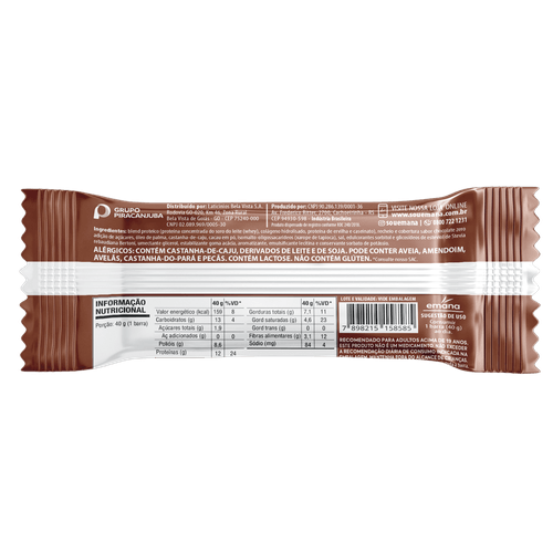 BARRA DE PROTEÍNA SABOR CHOCOLATE